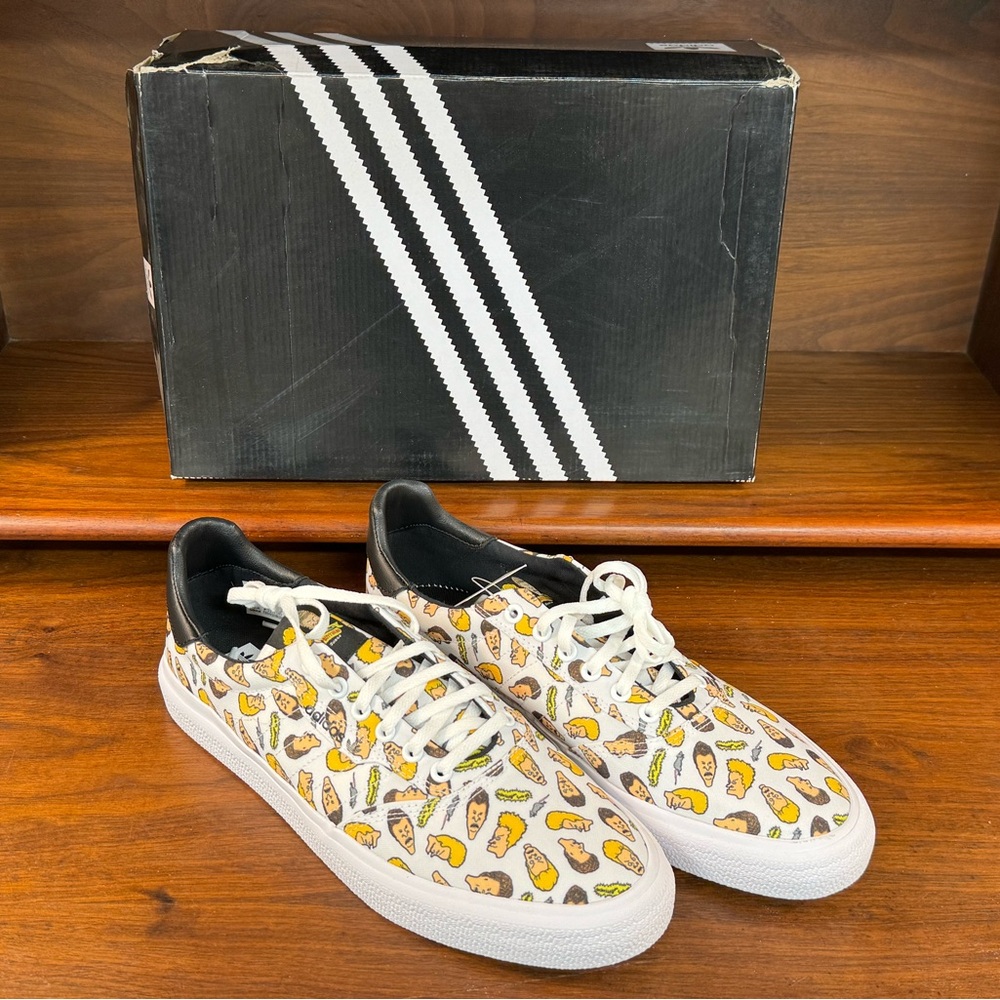 NEW Adidas 3MC Beavis & Butthead Skateboarding Sneakers Shoes, Size 12